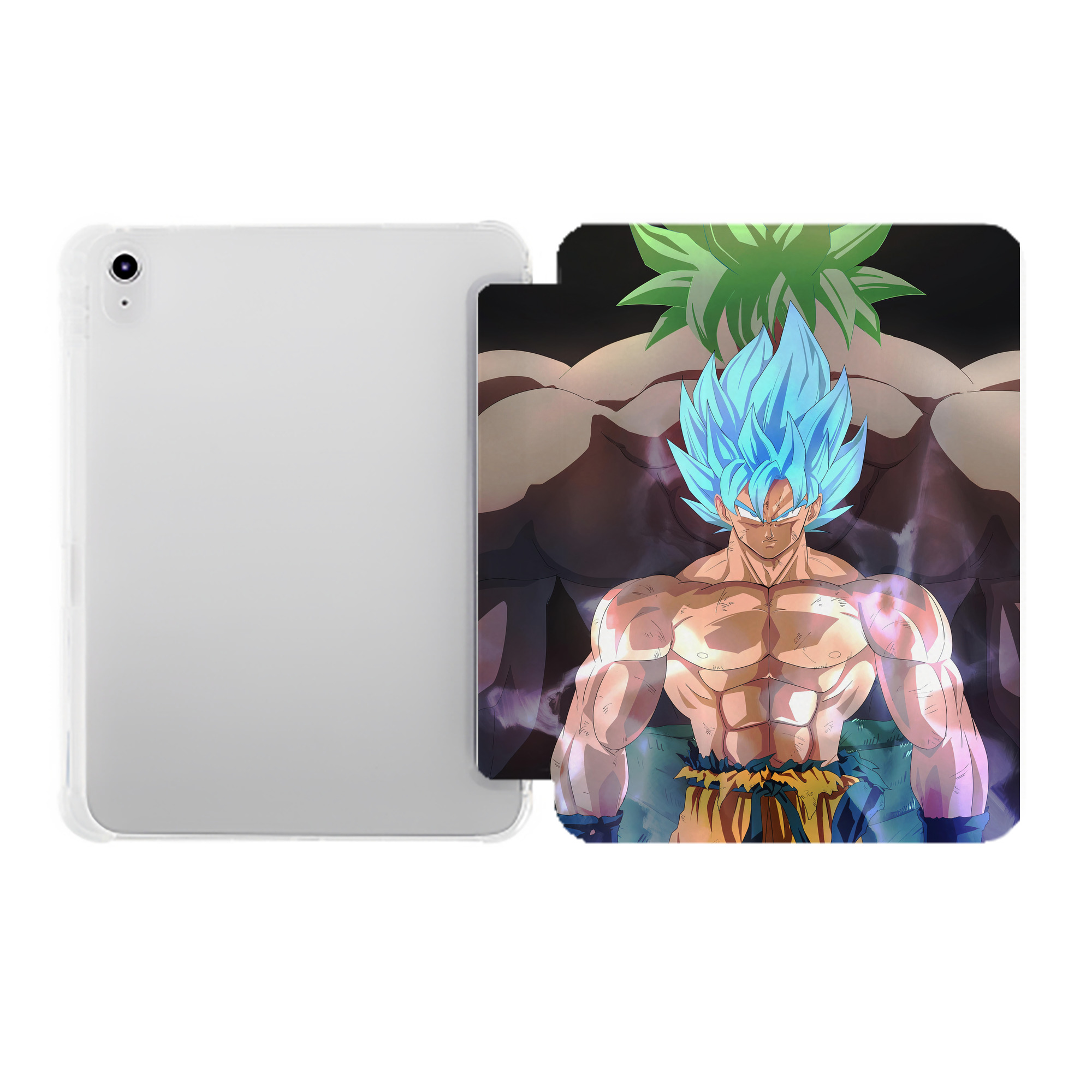 （画像用） ドラゴンボール DRAGON BALL IPad ケース ペン収納付き 三つ折りスタンド PUレザー×シリコン 対応機種9.5/10.5/10.9インチ